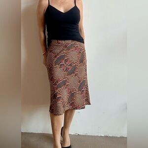Veronica M animal print skirt size XS